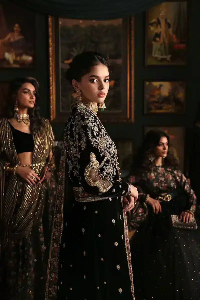 Mushq | Niloufer Velvet Edit 23 | Pari - by - Libasekhas UK - Registered Vendor of : Mushq - 100% Original Designer Dresss
