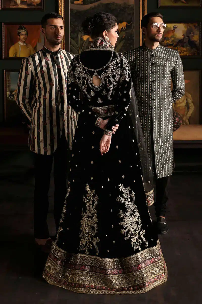 Mushq | Niloufer Velvet Edit 23 | Pari - by - Libasekhas UK - Registered Vendor of : Mushq - 100% Original Designer Dresss
