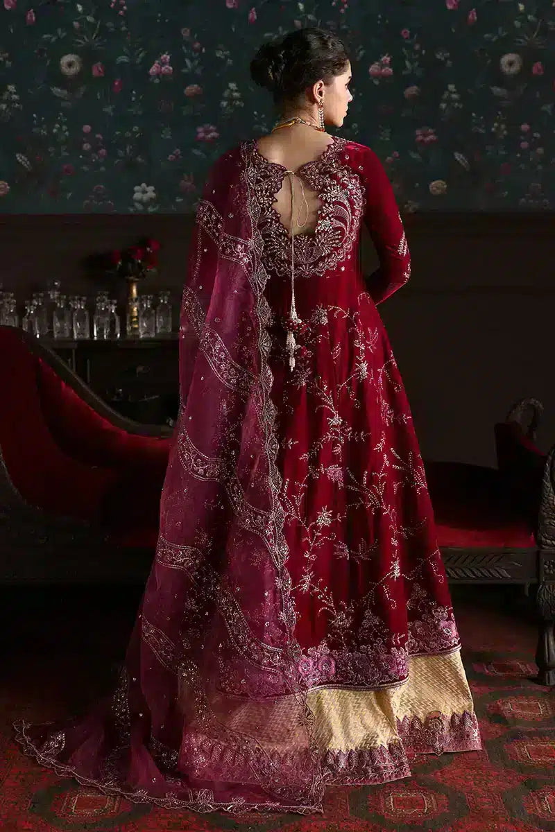 Mushq | Niloufer Velvet Edit 23 | Roxana - by - Libasekhas UK - Registered Vendor of : Mushq - 100% Original Designer Dresss