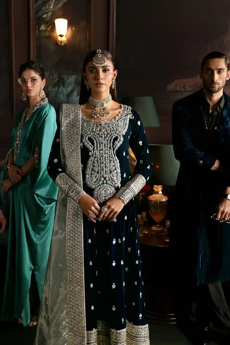 Mushq | Niloufer Velvet Edit 23 | Royan - by - Libasekhas UK - Registered Vendor of : Mushq - 100% Original Designer Dresss