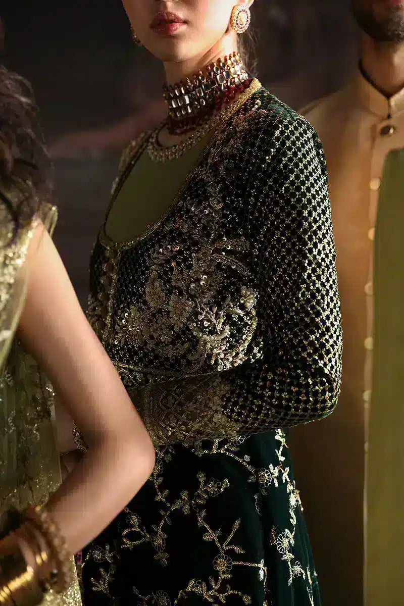 Mushq | Niloufer Velvet Edit 23 | Shahinaz - by - Libasekhas UK - Registered Vendor of : Mushq - 100% Original Designer Dresss