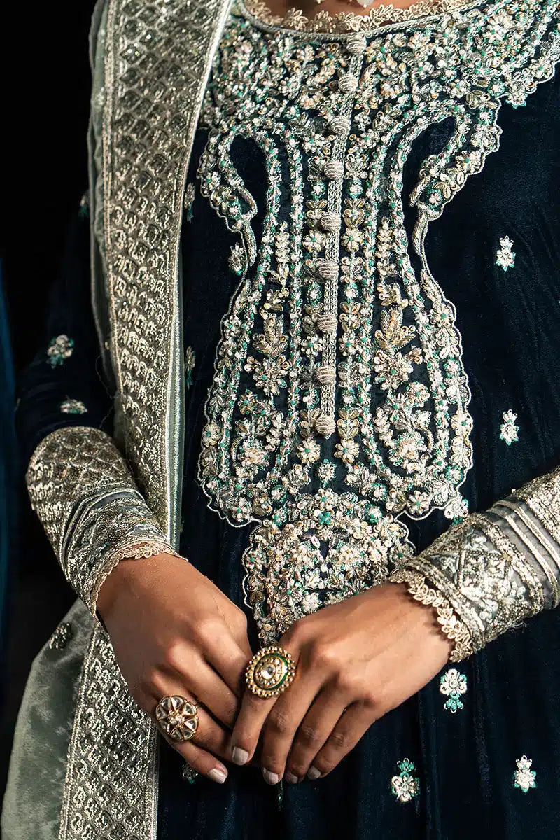 Mushq | Niloufer Velvet Edit 23 | Royan - by - Libasekhas UK - Registered Vendor of : Mushq - 100% Original Designer Dresss