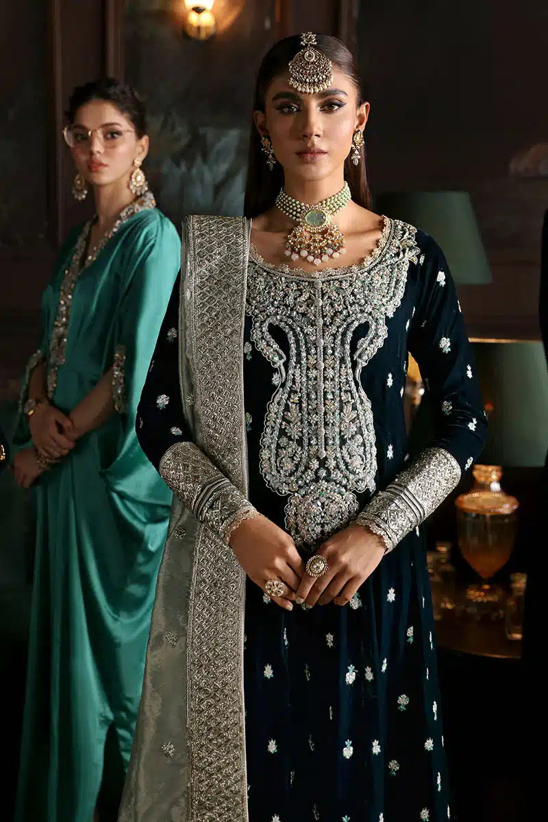 Mushq | Niloufer Velvet Edit 23 | Royan - by - Libasekhas UK - Registered Vendor of : Mushq - 100% Original Designer Dresss