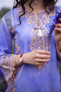 Mushq | Hemline The Secret Garden | PURPLE EMPEROR - by - Libasekhas UK - Registered Vendor of : Mushq - 100% Original Designer Dresss