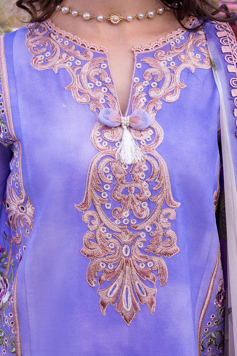 Mushq | Hemline The Secret Garden | PURPLE EMPEROR - by - Libasekhas UK - Registered Vendor of : Mushq - 100% Original Designer Dresss