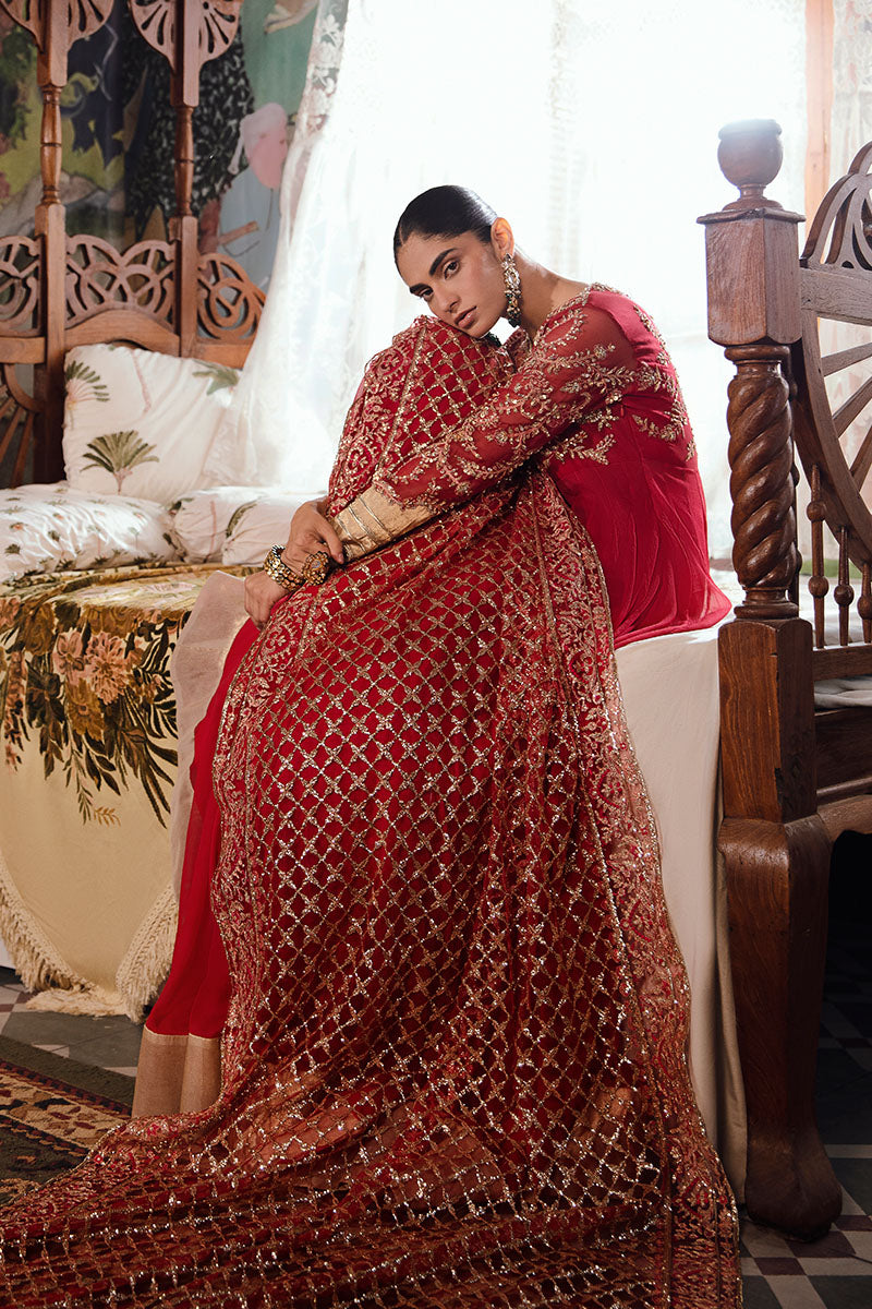 Mushq | Irha Kalidaar Chiffon Pret | MALIAH - by - Libasekhas UK - Registered Vendor of : Mushq - 100% Original Designer Dresss