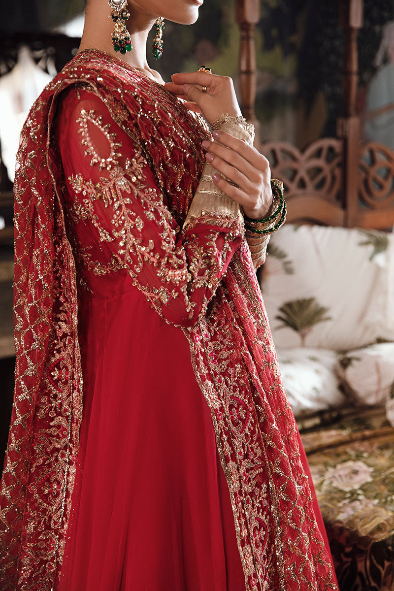 Mushq | Irha Kalidaar Chiffon Pret | MALIAH - by - Libasekhas UK - Registered Vendor of : Mushq - 100% Original Designer Dresss