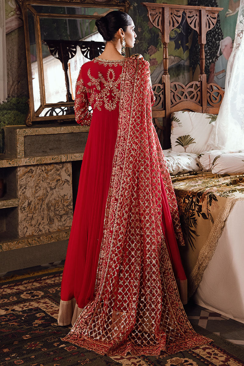 Mushq | Irha Kalidaar Chiffon Pret | MALIAH - by - Libasekhas UK - Registered Vendor of : Mushq - 100% Original Designer Dresss