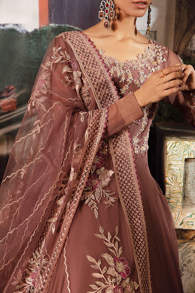 Mushq | Irha Kalidaar Chiffon Pret | ZEYA - by - Libasekhas UK - Registered Vendor of : Mushq - 100% Original Designer Dresss