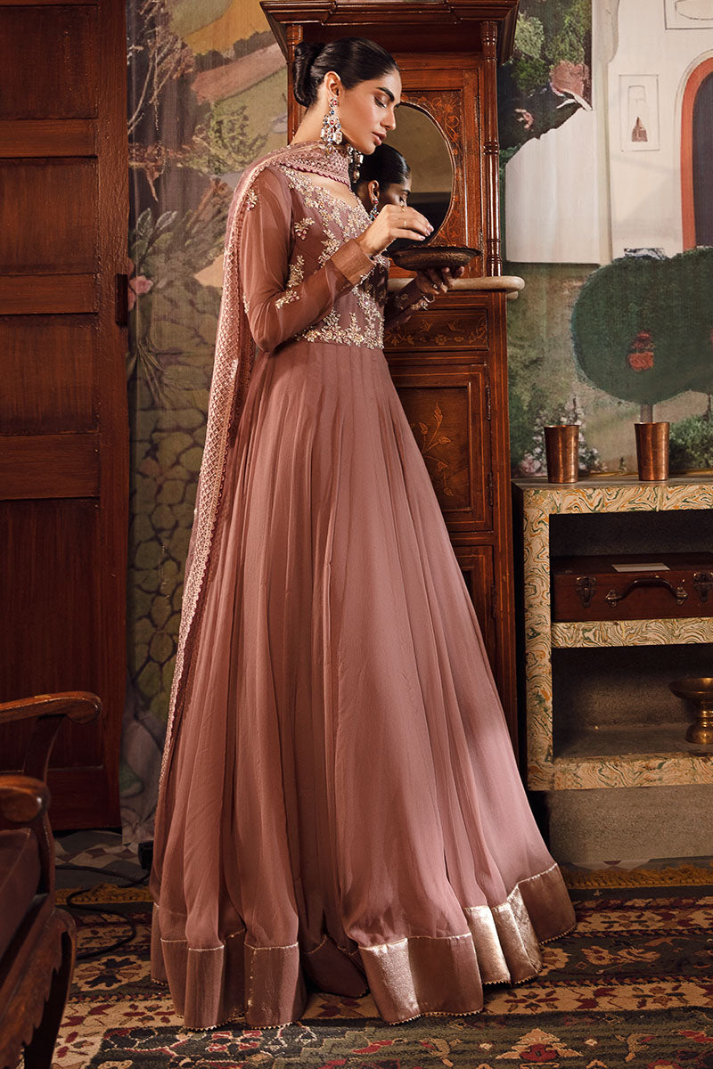 Mushq | Irha Kalidaar Chiffon Pret | ZEYA - by - Libasekhas UK - Registered Vendor of : Mushq - 100% Original Designer Dresss