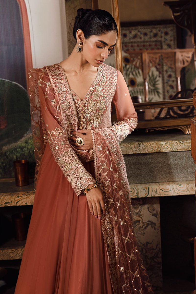 Mushq | Irha Kalidaar Chiffon Pret | AYLA - by - Libasekhas UK - Registered Vendor of : Mushq - 100% Original Designer Dresss