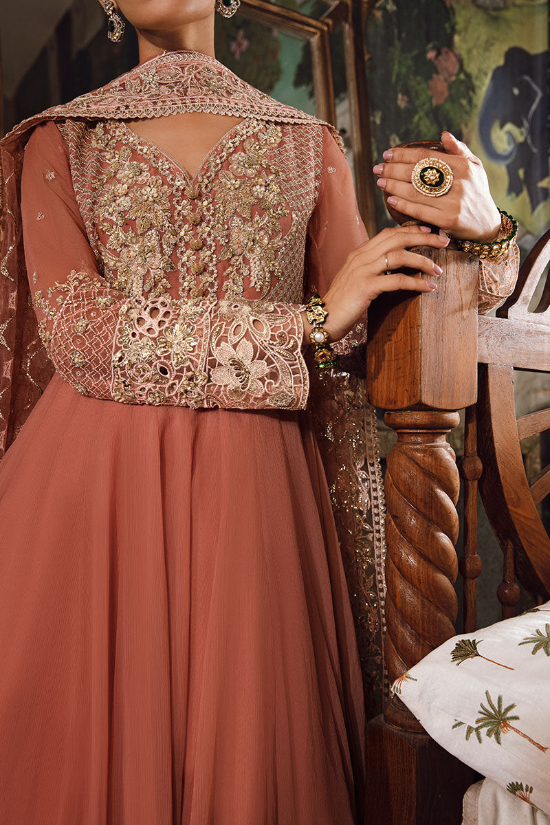 Mushq | Irha Kalidaar Chiffon Pret | AYLA - by - Libasekhas UK - Registered Vendor of : Mushq - 100% Original Designer Dresss