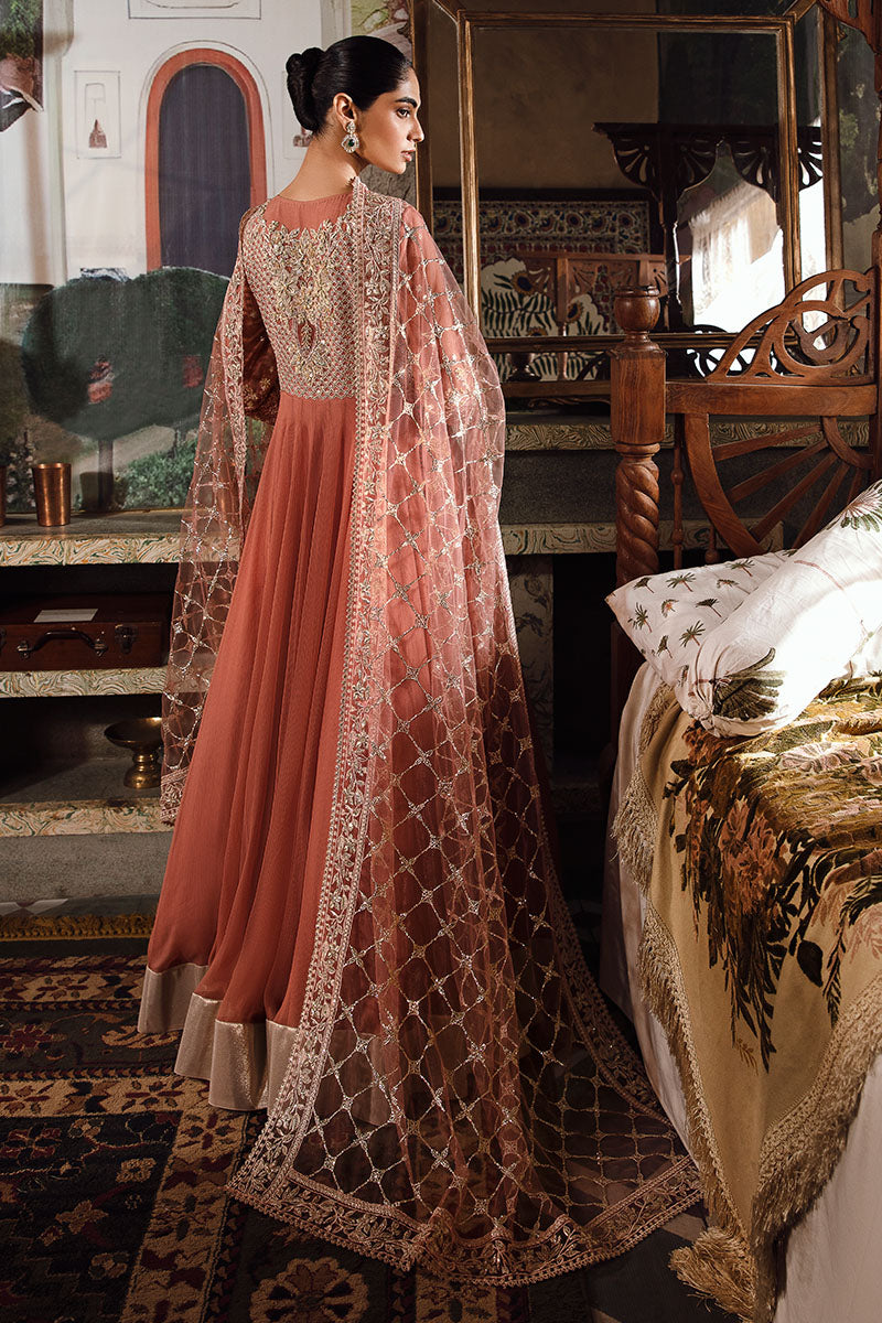 Mushq | Irha Kalidaar Chiffon Pret | AYLA - by - Libasekhas UK - Registered Vendor of : Mushq - 100% Original Designer Dresss