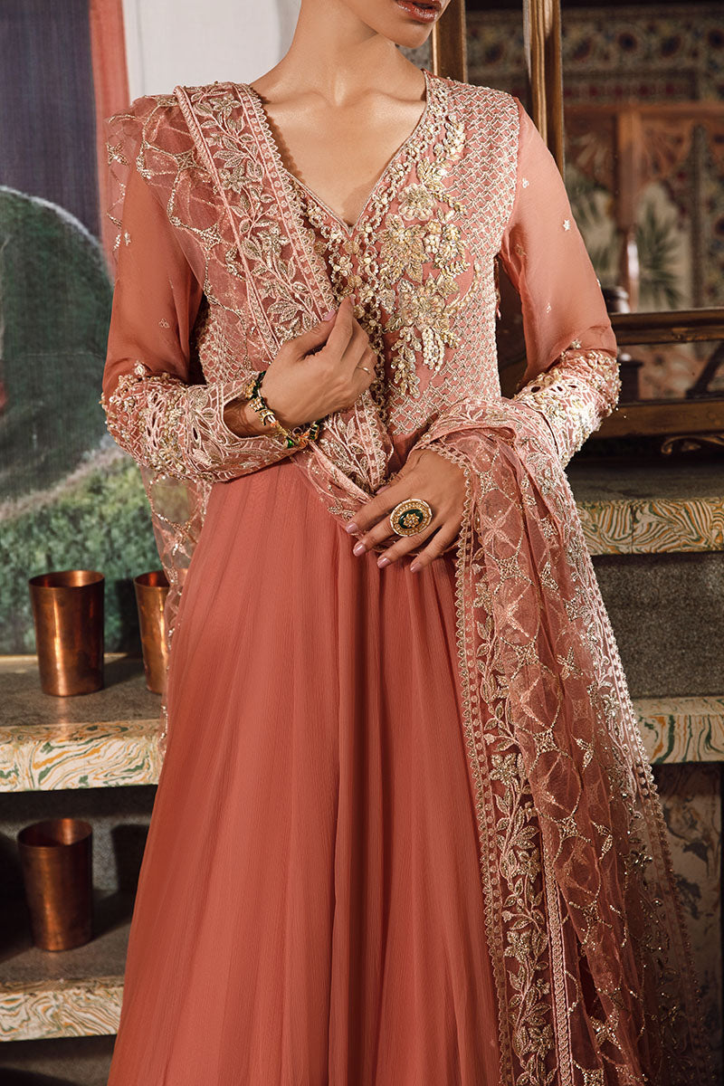 Mushq | Irha Kalidaar Chiffon Pret | AYLA - by - Libasekhas UK - Registered Vendor of : Mushq - 100% Original Designer Dresss