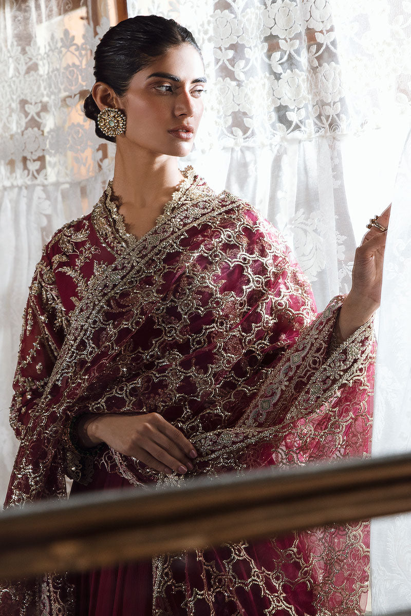 Mushq | Irha Kalidaar Chiffon Pret | NYRA - by - Libasekhas UK - Registered Vendor of : Mushq - 100% Original Designer Dresss