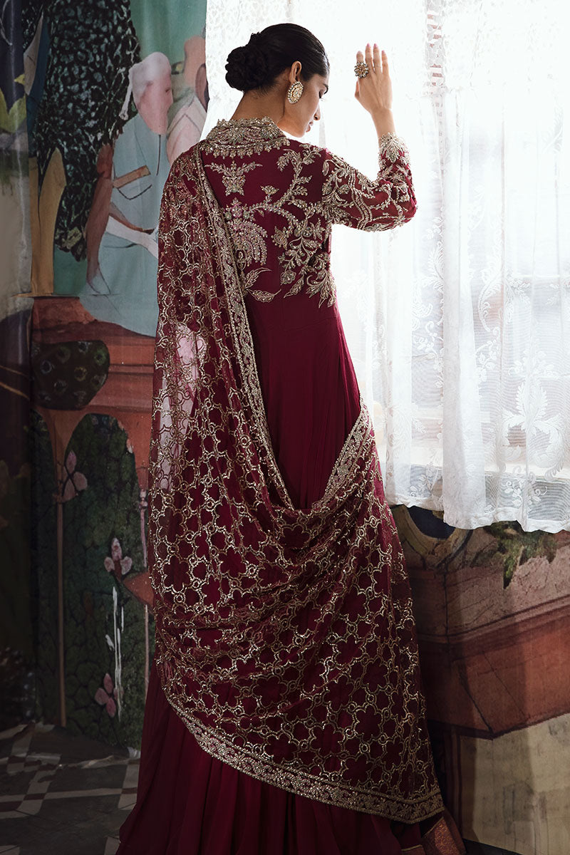 Mushq | Irha Kalidaar Chiffon Pret | NYRA - by - Libasekhas UK - Registered Vendor of : Mushq - 100% Original Designer Dresss