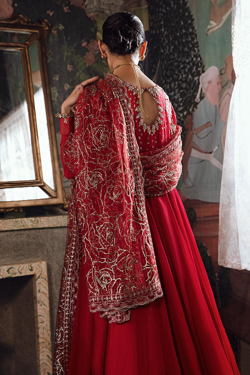 Mushq | Irha Kalidaar Chiffon Pret | RAYA - by - Libasekhas UK - Registered Vendor of : Mushq - 100% Original Designer Dresss