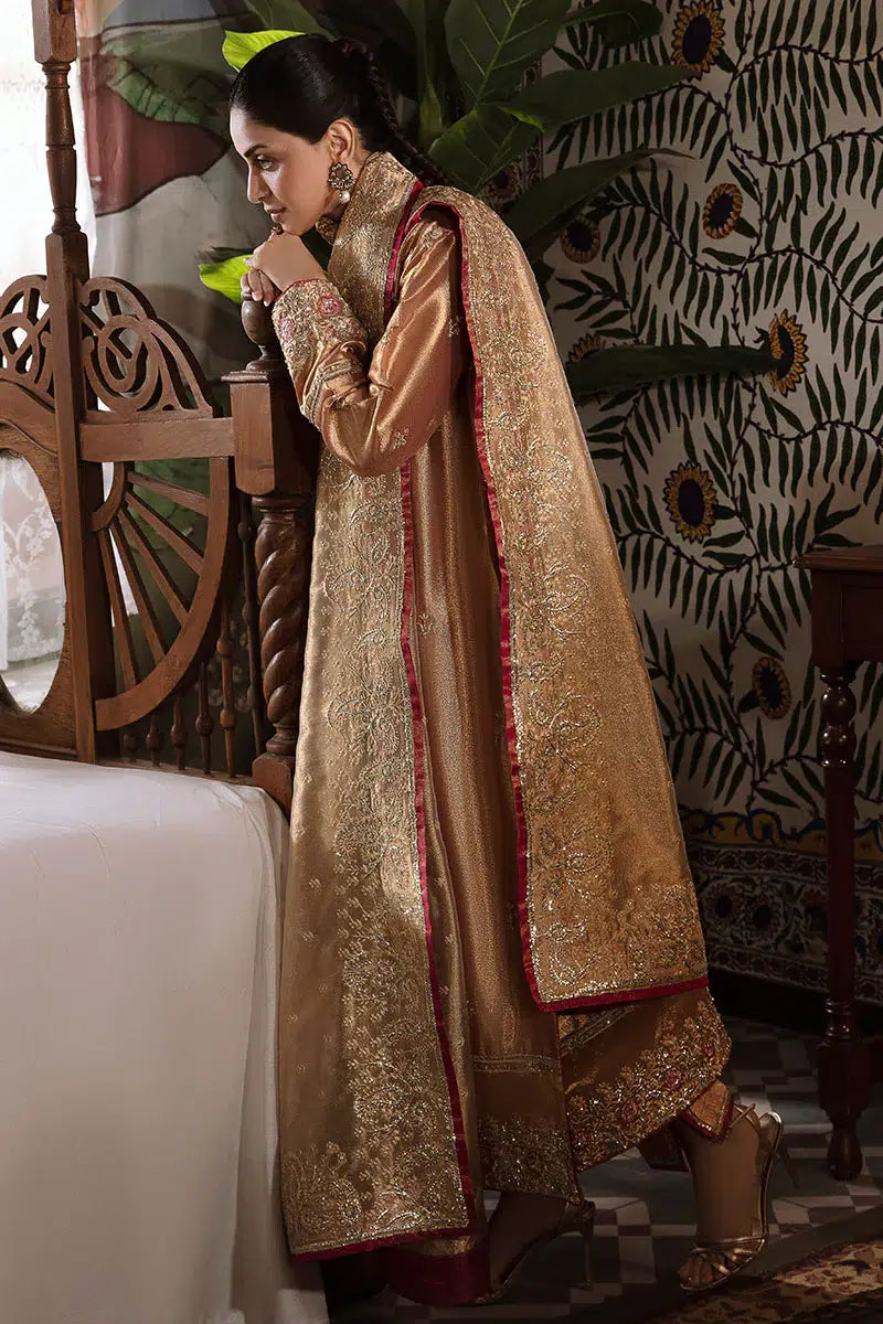 Mushq | Sunehri Anmol Edit | Aleha - by - Libasekhas UK - Registered Vendor of : Mushq - 100% Original Designer Dresss