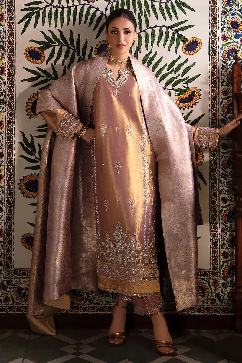 Mushq | Sunehri Anmol Edit | Nurah - by - Libasekhas UK - Registered Vendor of : Mushq - 100% Original Designer Dresss