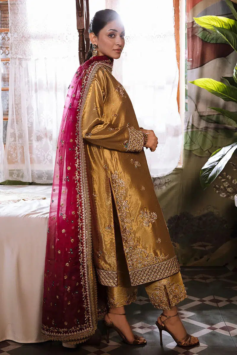 Mushq | Sunehri Anmol Edit | Zaisha - by - Libasekhas UK - Registered Vendor of : Mushq - 100% Original Designer Dresss