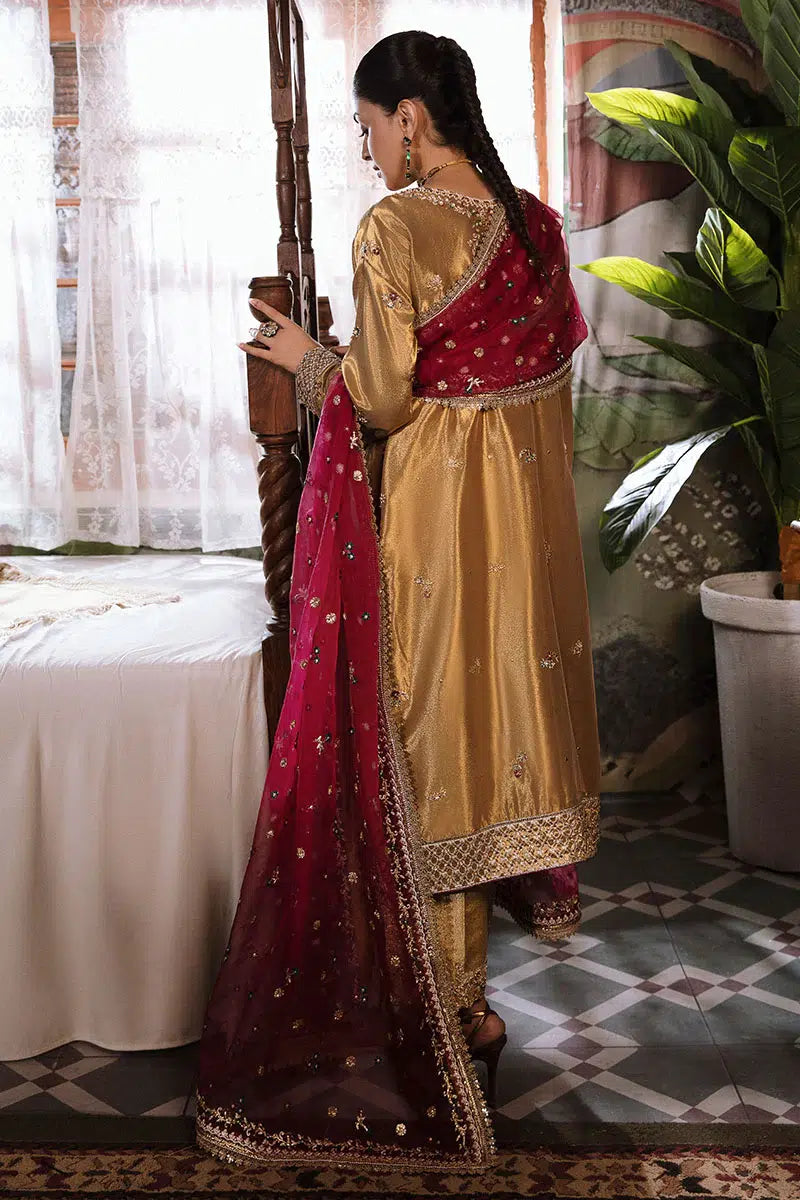 Mushq | Sunehri Anmol Edit | Zaisha - by - Libasekhas UK - Registered Vendor of : Mushq - 100% Original Designer Dresss
