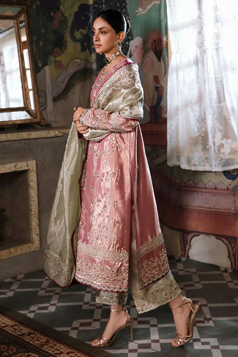 Mushq | Sunehri Anmol Edit | Lamia - by - Libasekhas UK - Registered Vendor of : Mushq - 100% Original Designer Dresss