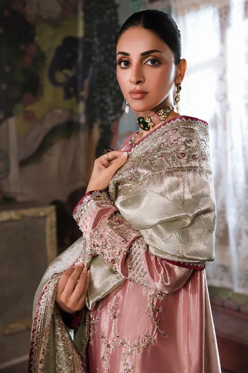 Mushq | Sunehri Anmol Edit | Lamia - by - Libasekhas UK - Registered Vendor of : Mushq - 100% Original Designer Dresss