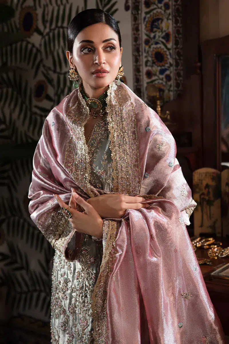 Mushq | Sunehri Anmol Edit | Amaya - by - Libasekhas UK - Registered Vendor of : Mushq - 100% Original Designer Dresss