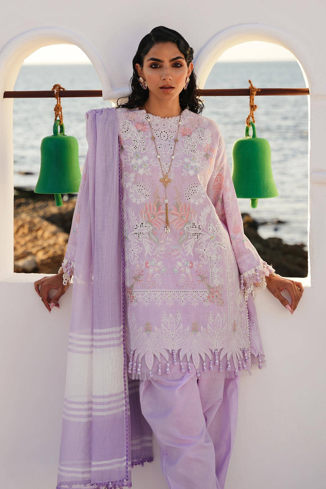 Sana Safinaz | Muzlin Spring 24 | M241-009B-DF - Libasekhas
