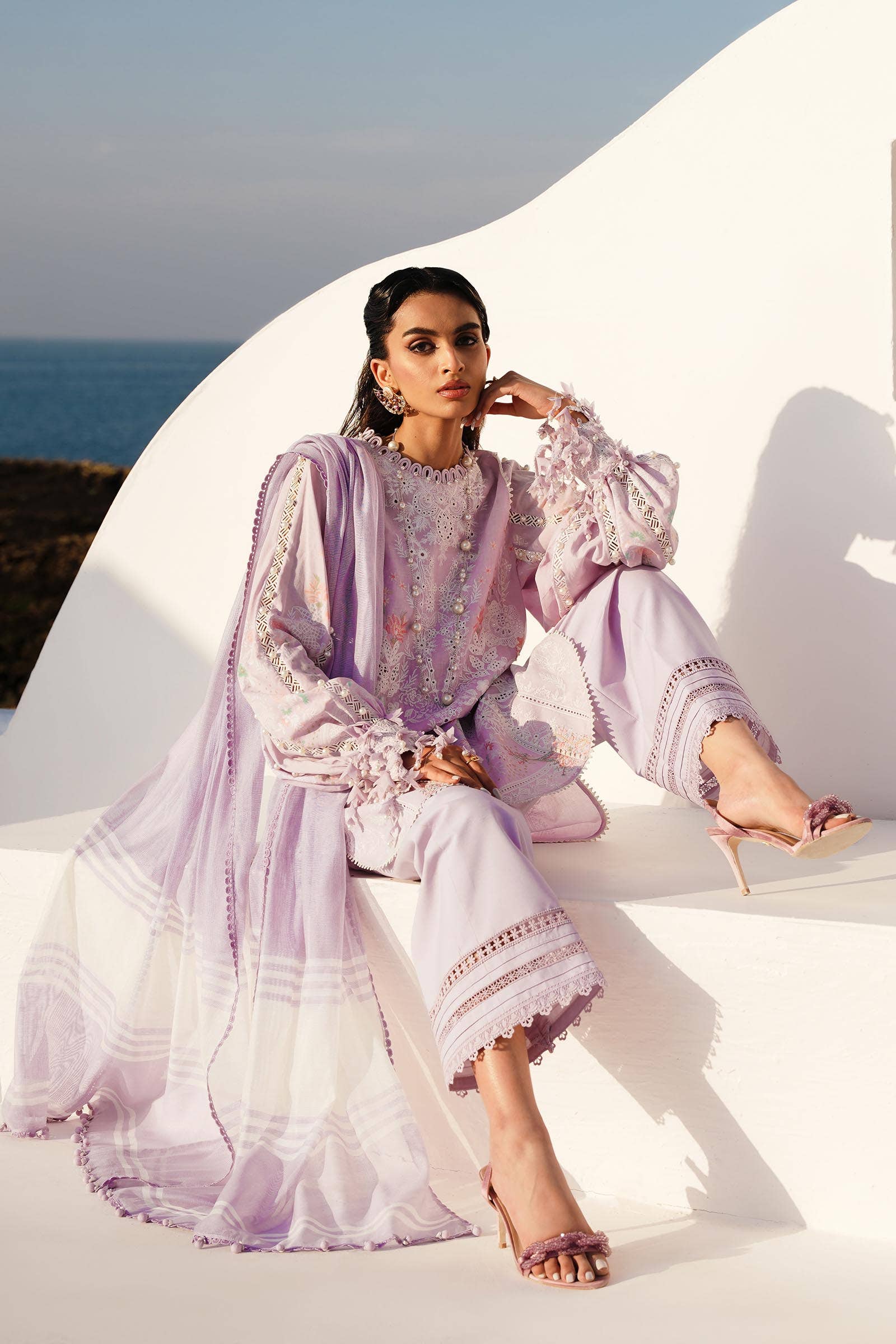 Sana Safinaz | Muzlin Spring 24 | M241-009B-DF - Libasekhas