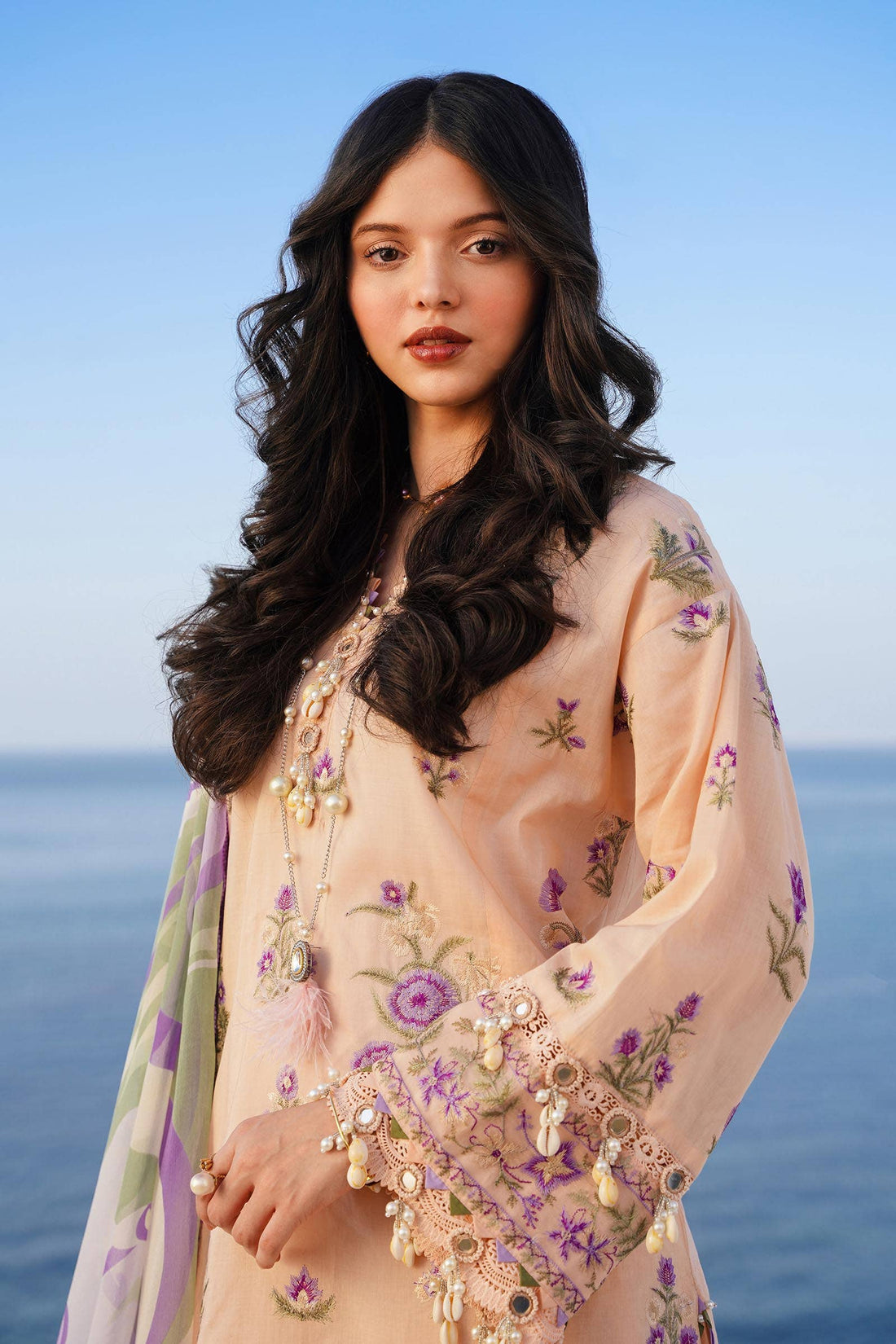 Sana Safinaz | Muzlin Spring 24 | M241-010B-CJ - Libasekhas