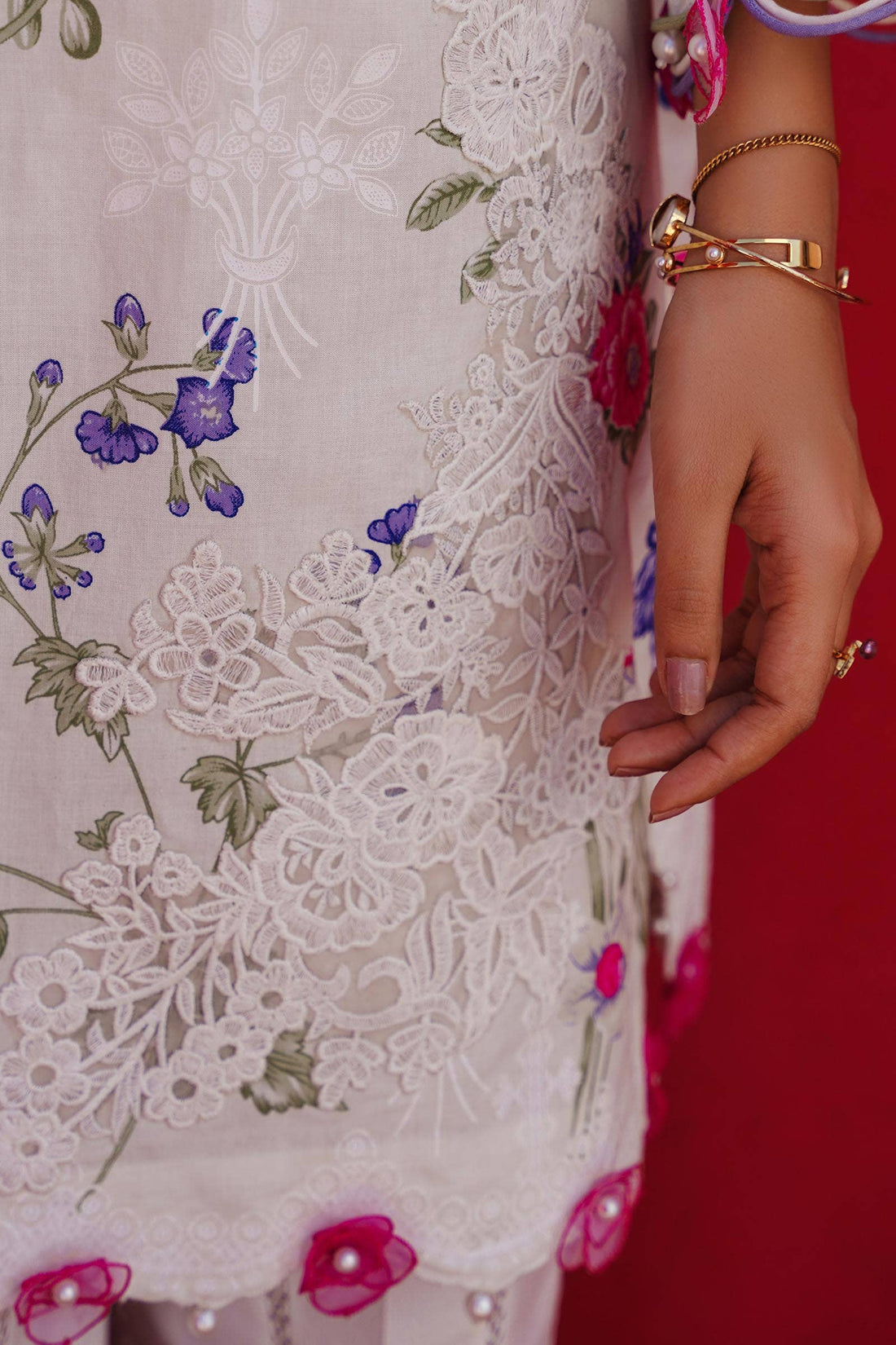 Sana Safinaz | Muzlin Spring 24 | M241-011A-CW - Libasekhas