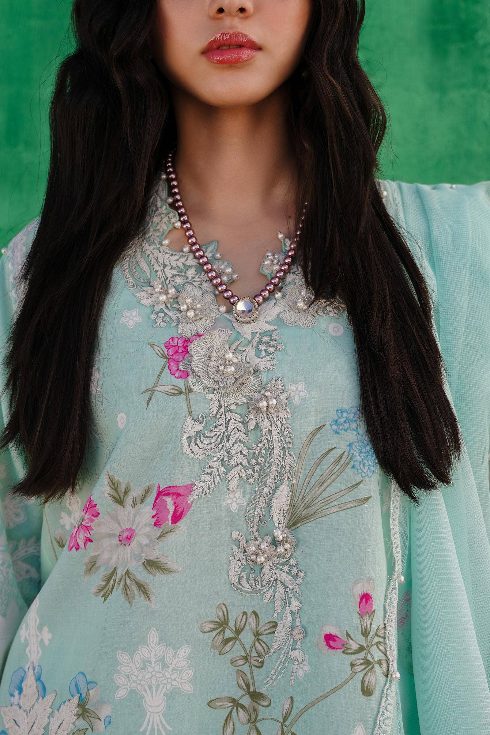 Sana Safinaz | Muzlin Spring 24 | M241-011B-CW - by - Libasekhas UK - Registered Vendor of : sana - 100% Original Designer Dresss