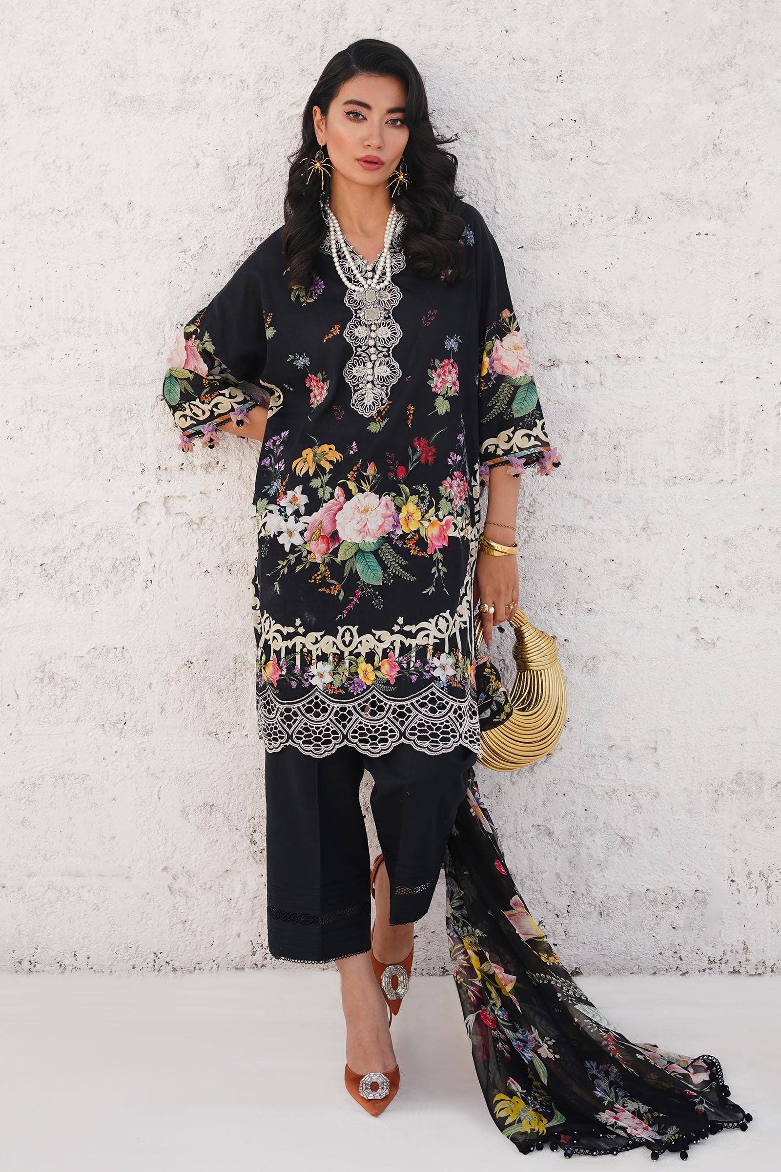 Sana Safinaz | Muzlin Spring 24 | M241-012B-CI - Libasekhas