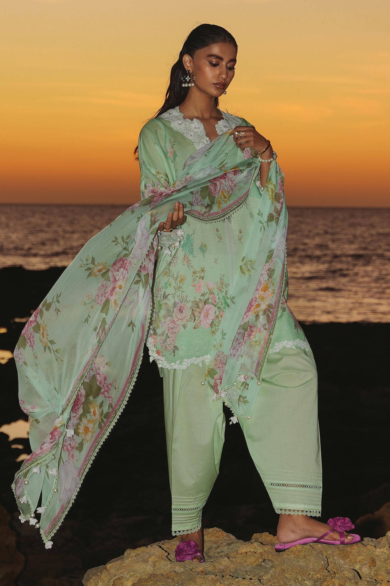 Sana Safinaz | Muzlin Spring 24 | M241-013B-CI - Libasekhas