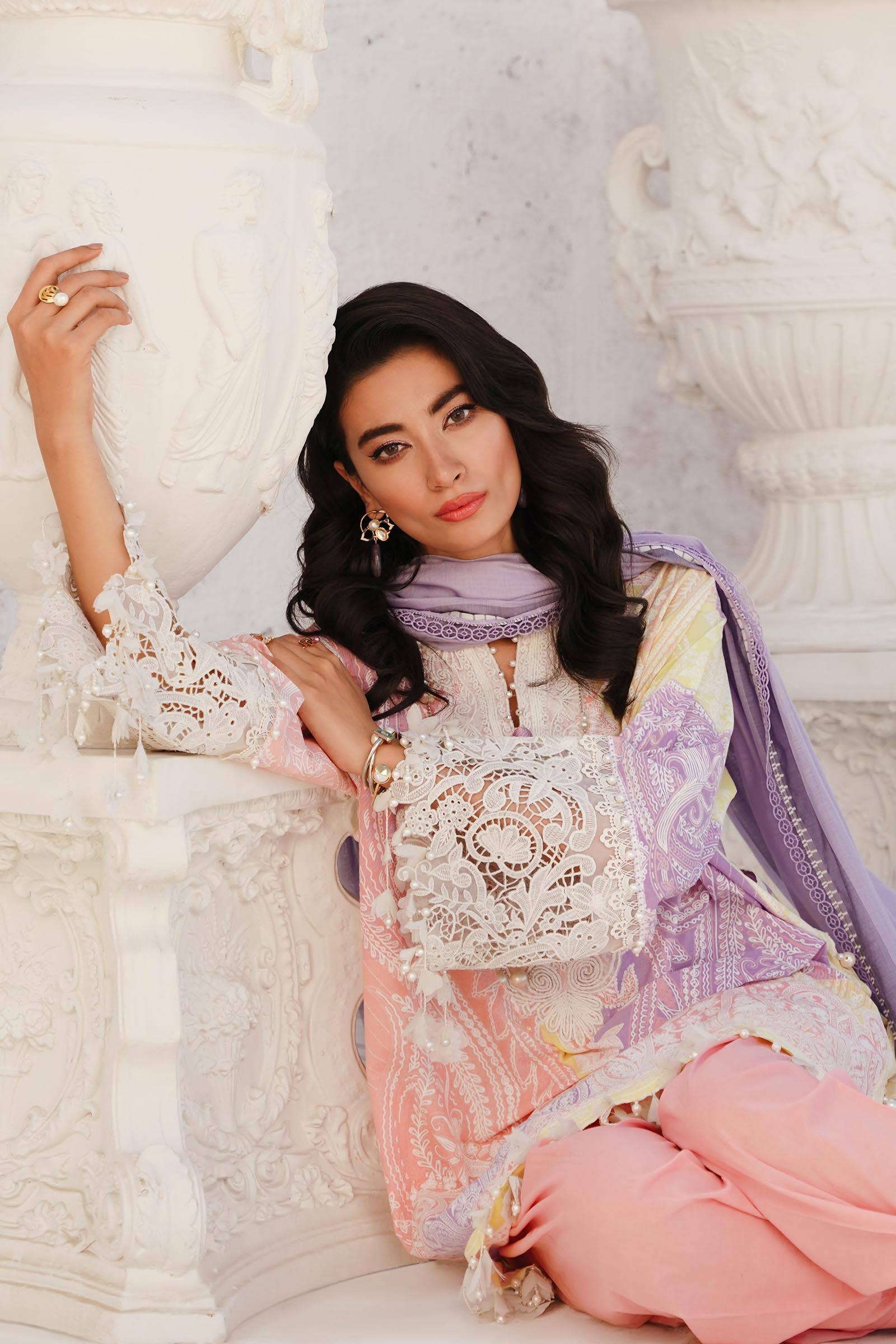 Sana Safinaz | Muzlin Spring 24 | M241-015A-DG - Libasekhas