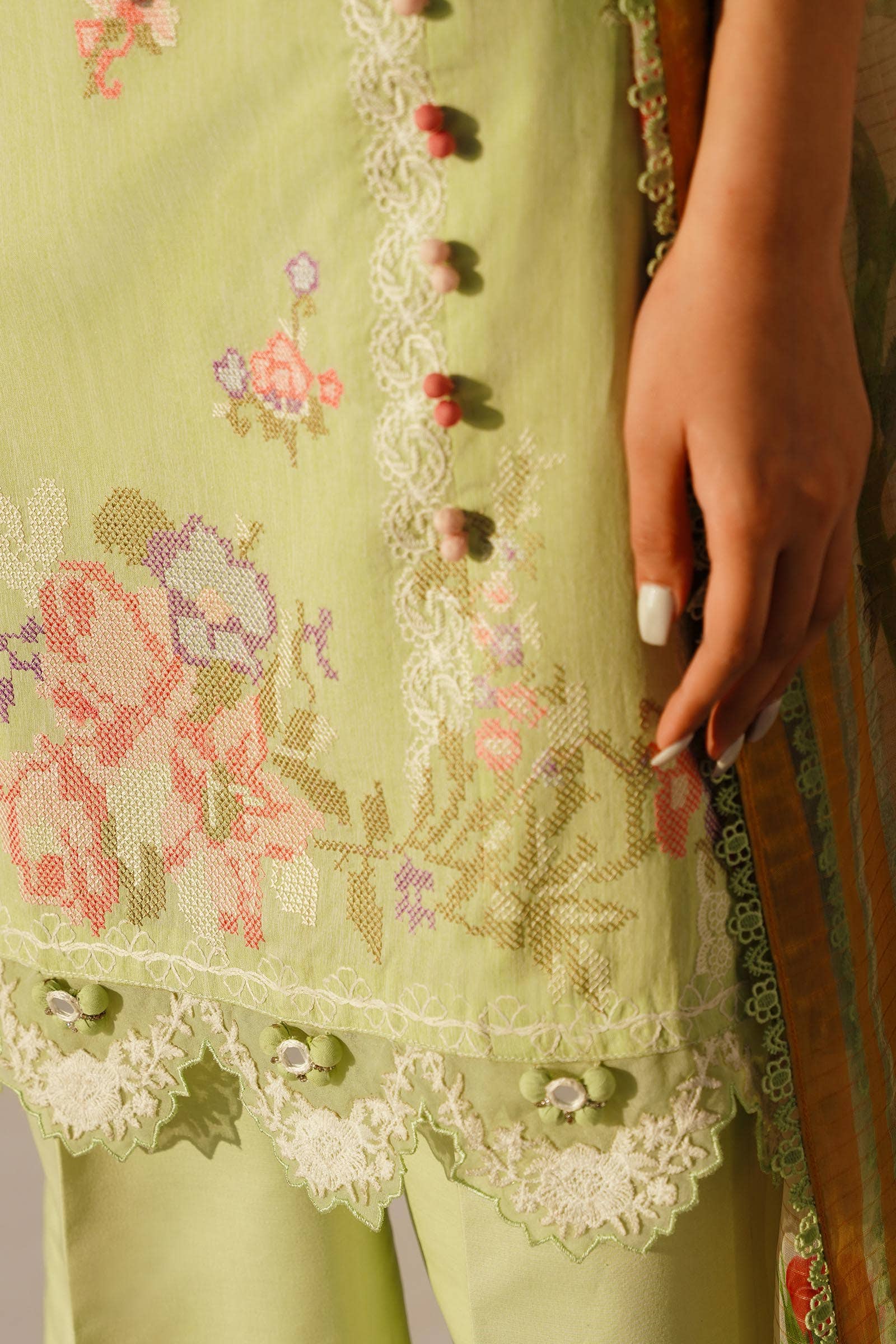 Sana Safinaz | Muzlin Spring 24 | M241-016B-CL - Libasekhas