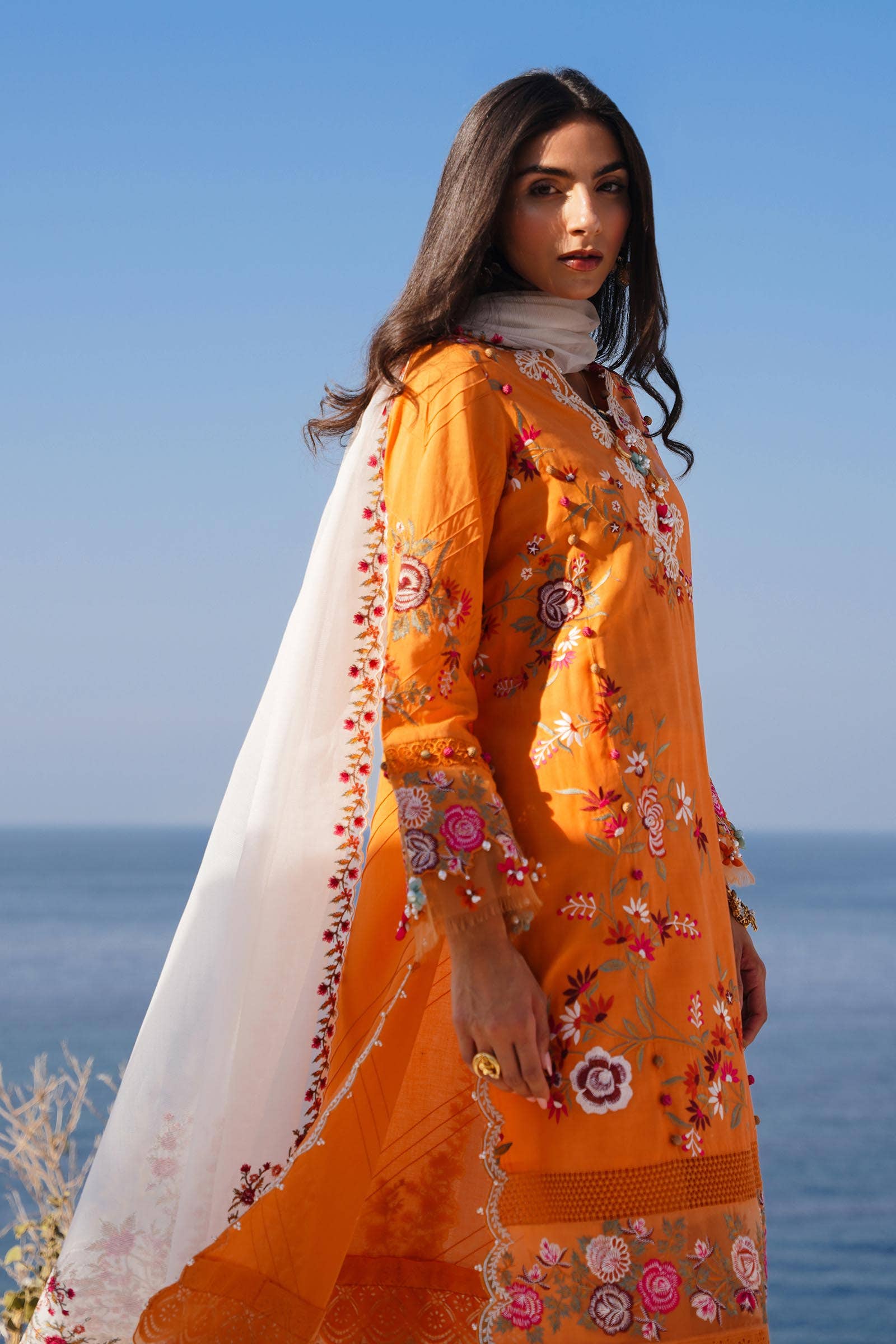 Sana Safinaz | Muzlin Spring 24 | M241-002B-CX - by - Libasekhas UK - Registered Vendor of : Sana Safinaz - 100% Original Designer Dresss