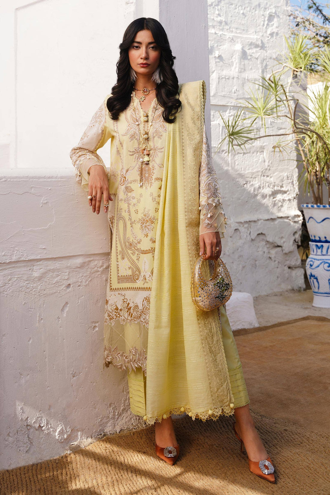 Sana Safinaz | Muzlin Spring 24 | M241-018A-CM - Libasekhas