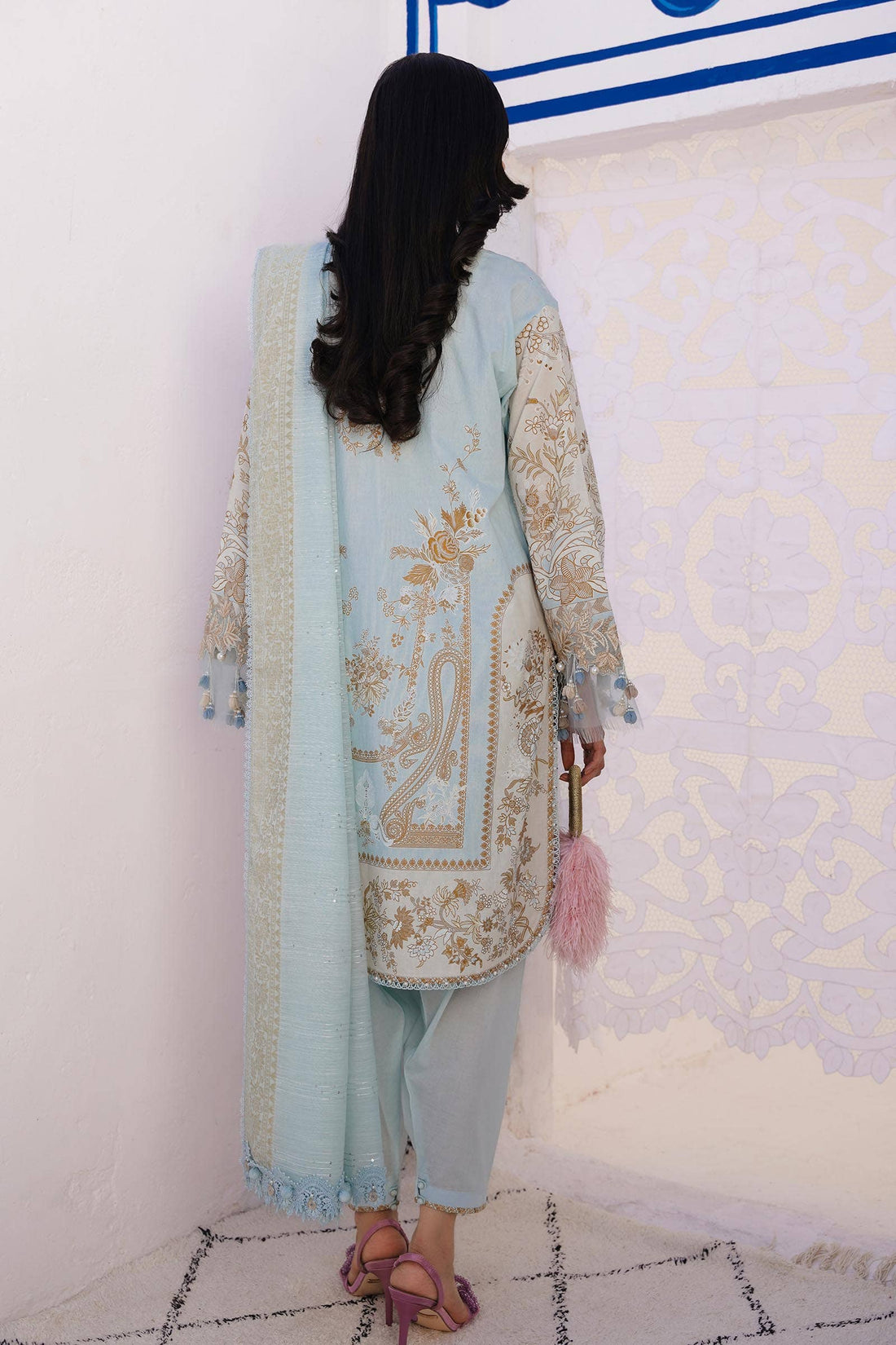 Sana Safinaz | Muzlin Spring 24 | M241-018B-CM - Libasekhas