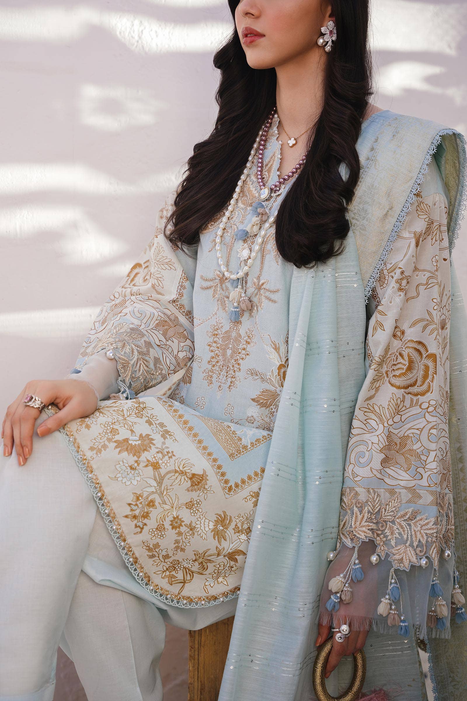 Sana Safinaz | Muzlin Spring 24 | M241-018B-CM - Libasekhas