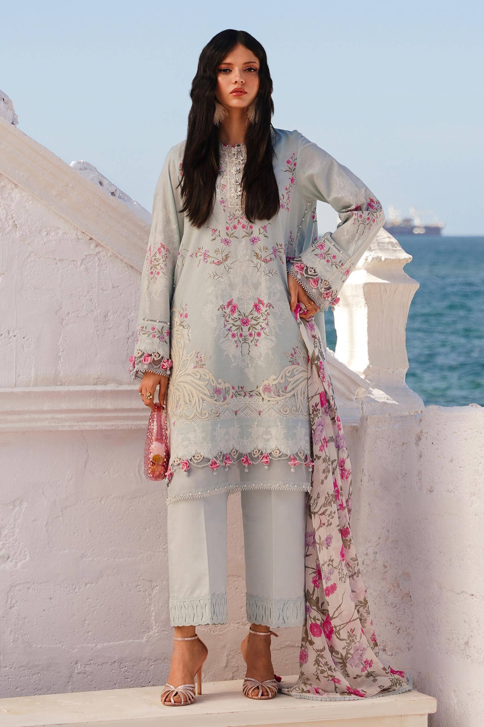 Sana Safinaz | Muzlin Spring 24 | M241-019B-CI - Libasekhas