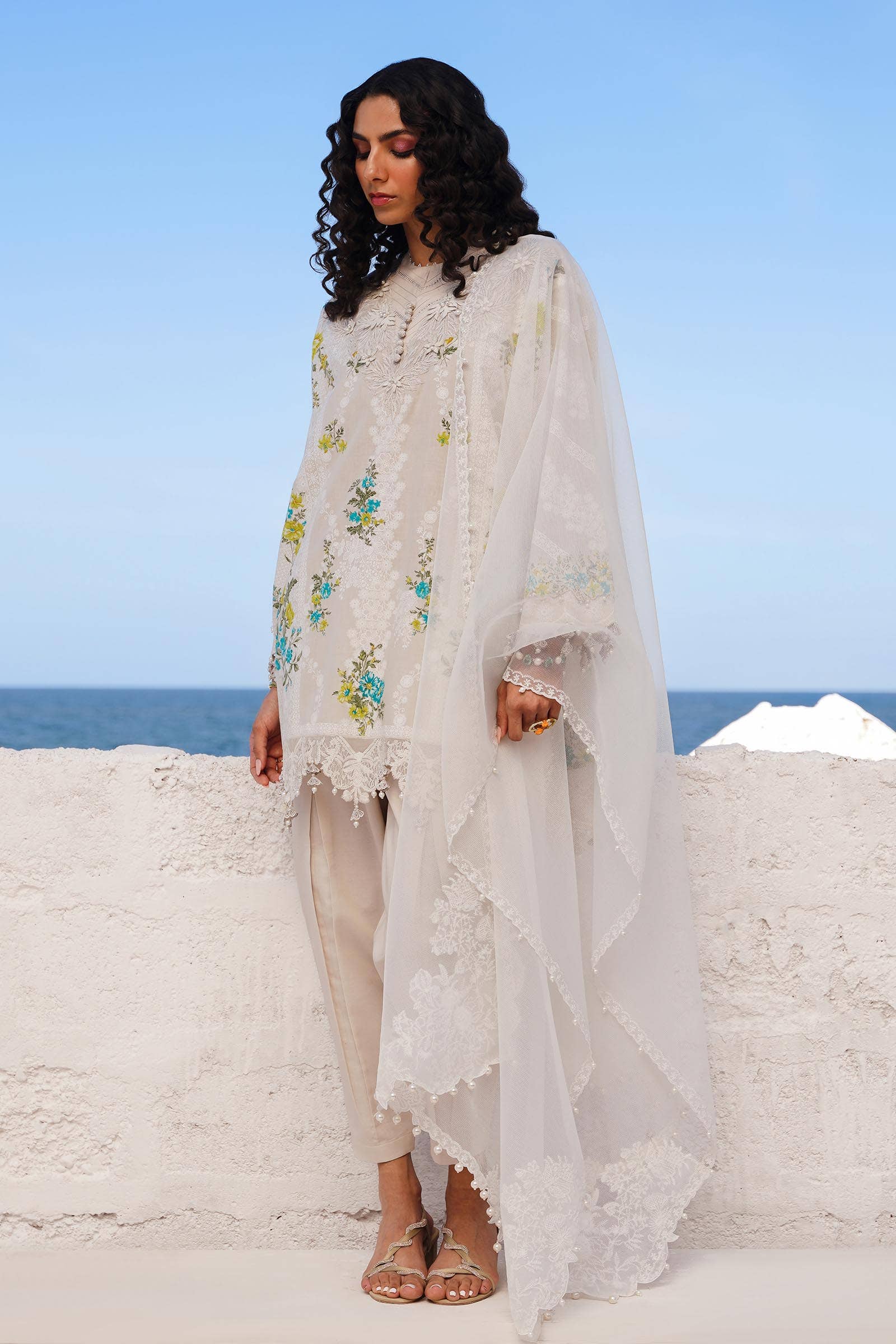 Sana Safinaz | Muzlin Spring 24 | M241-020A-CW - Libasekhas