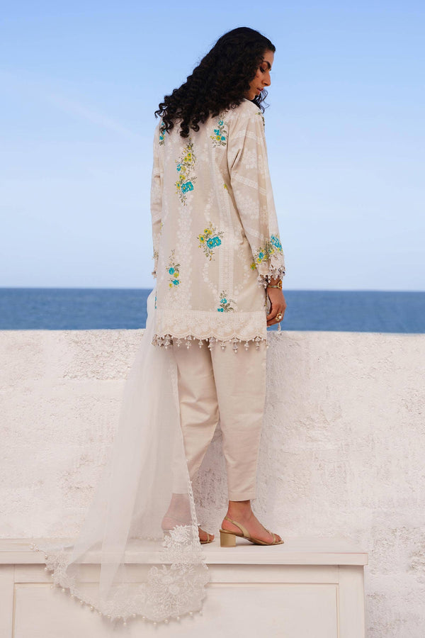 Sana Safinaz | Muzlin Spring 24 | M241-020A-CW - by - Libasekhas UK - Registered Vendor of : Sana Safinaz - 100% Original Designer Dresss