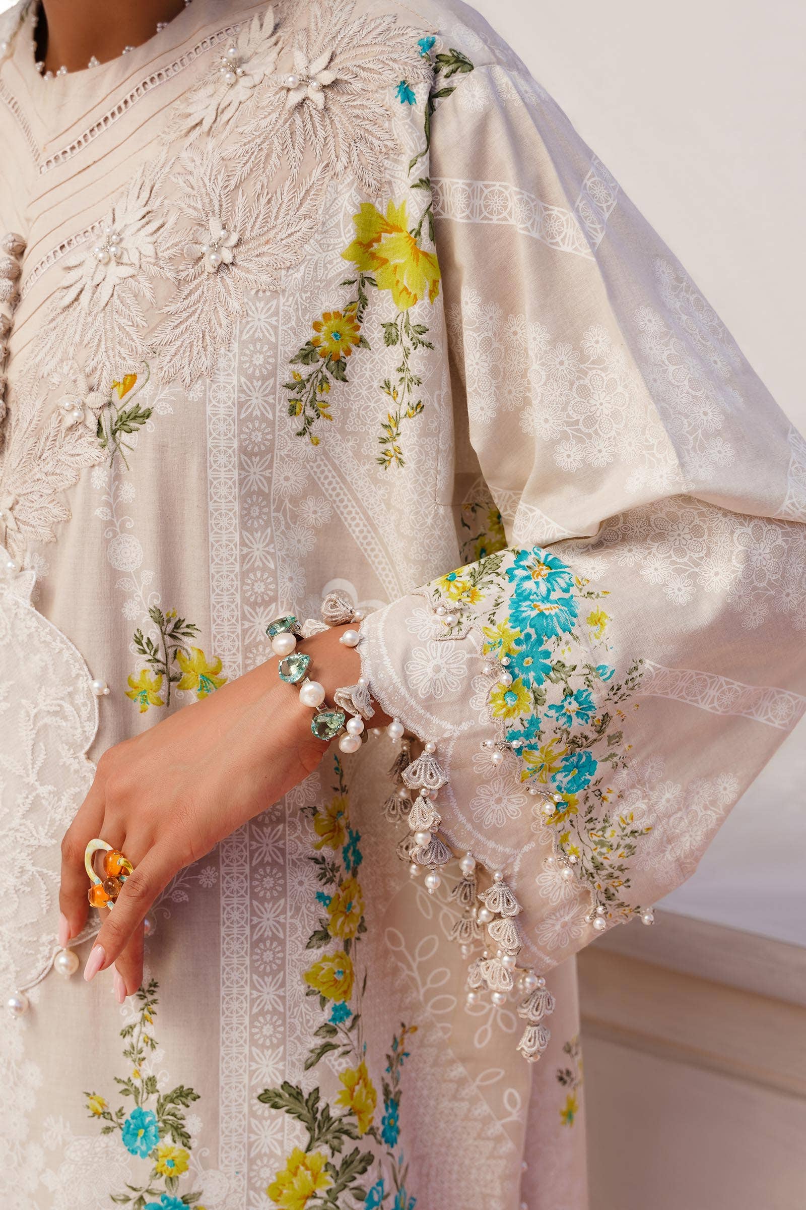 Sana Safinaz | Muzlin Spring 24 | M241-020A-CW - Libasekhas