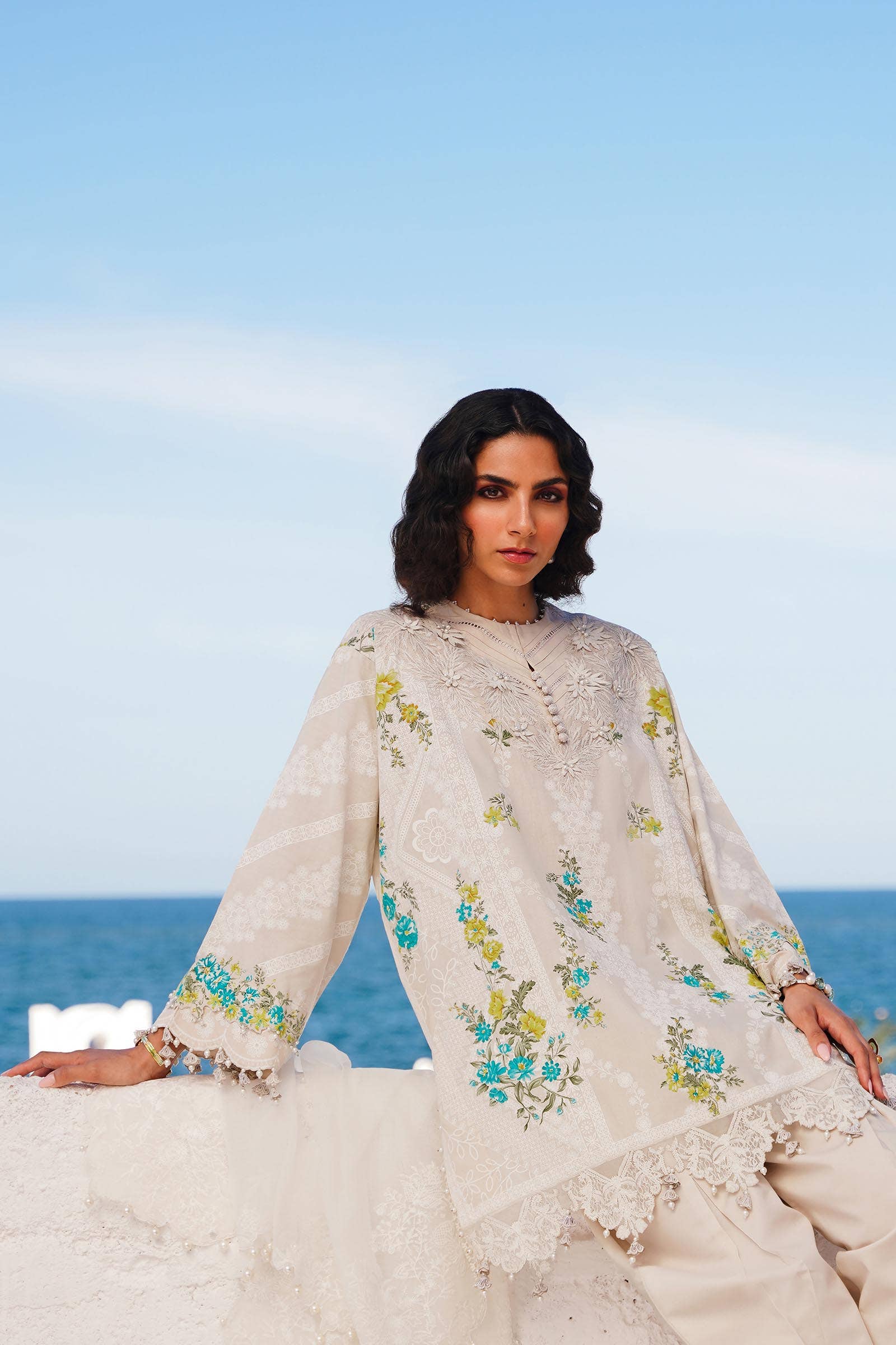 Sana Safinaz | Muzlin Spring 24 | M241-020A-CW - Libasekhas