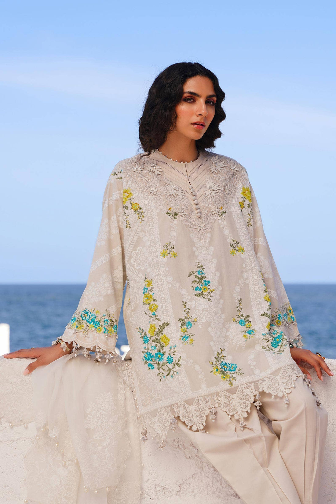Sana Safinaz | Muzlin Spring 24 | M241-020A-CW - Libasekhas