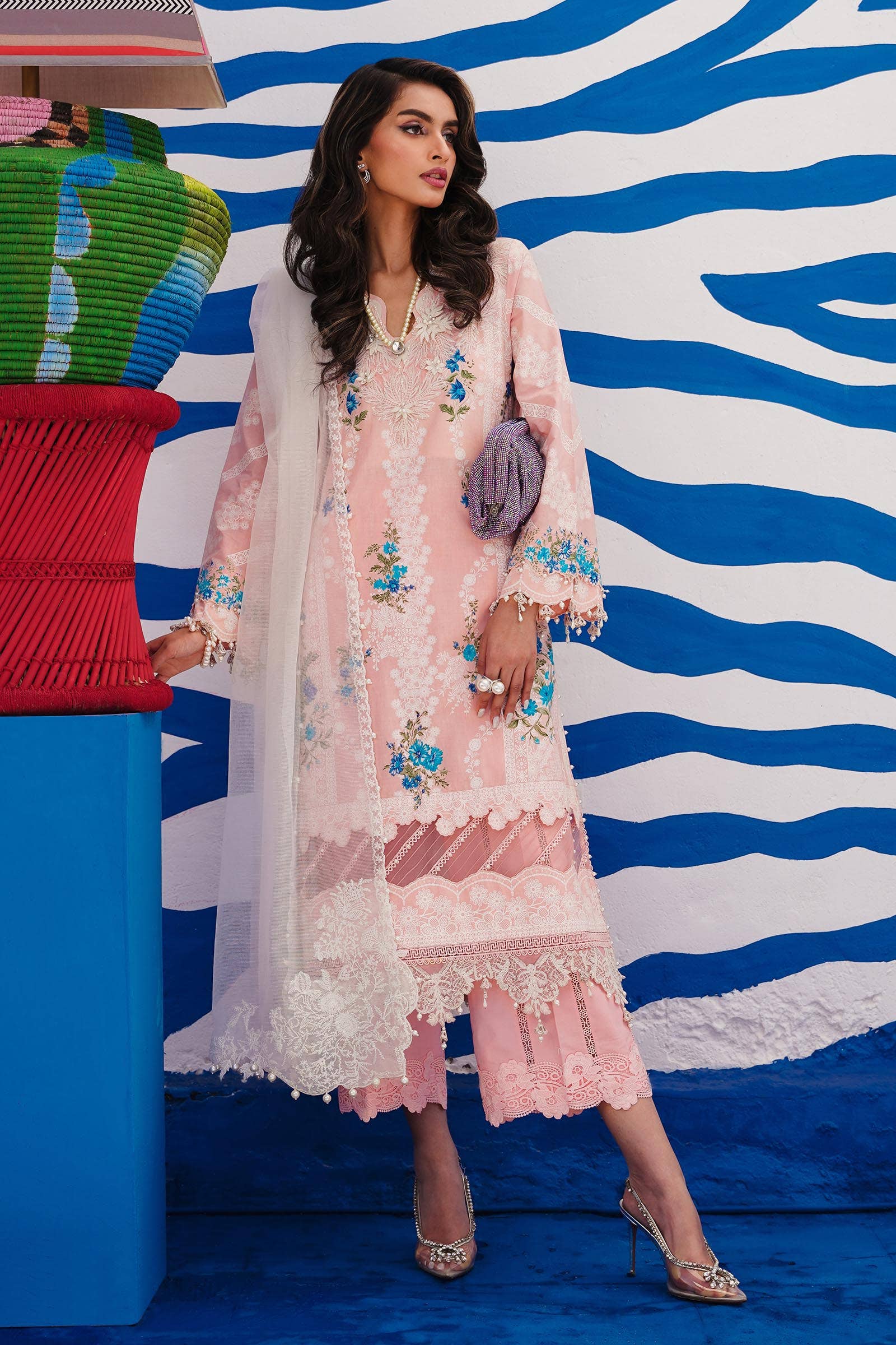 Sana Safinaz | Muzlin Spring 24 | M241-020B-CW - by - Libasekhas UK - Registered Vendor of : Sana Safinaz - 100% Original Designer Dresss