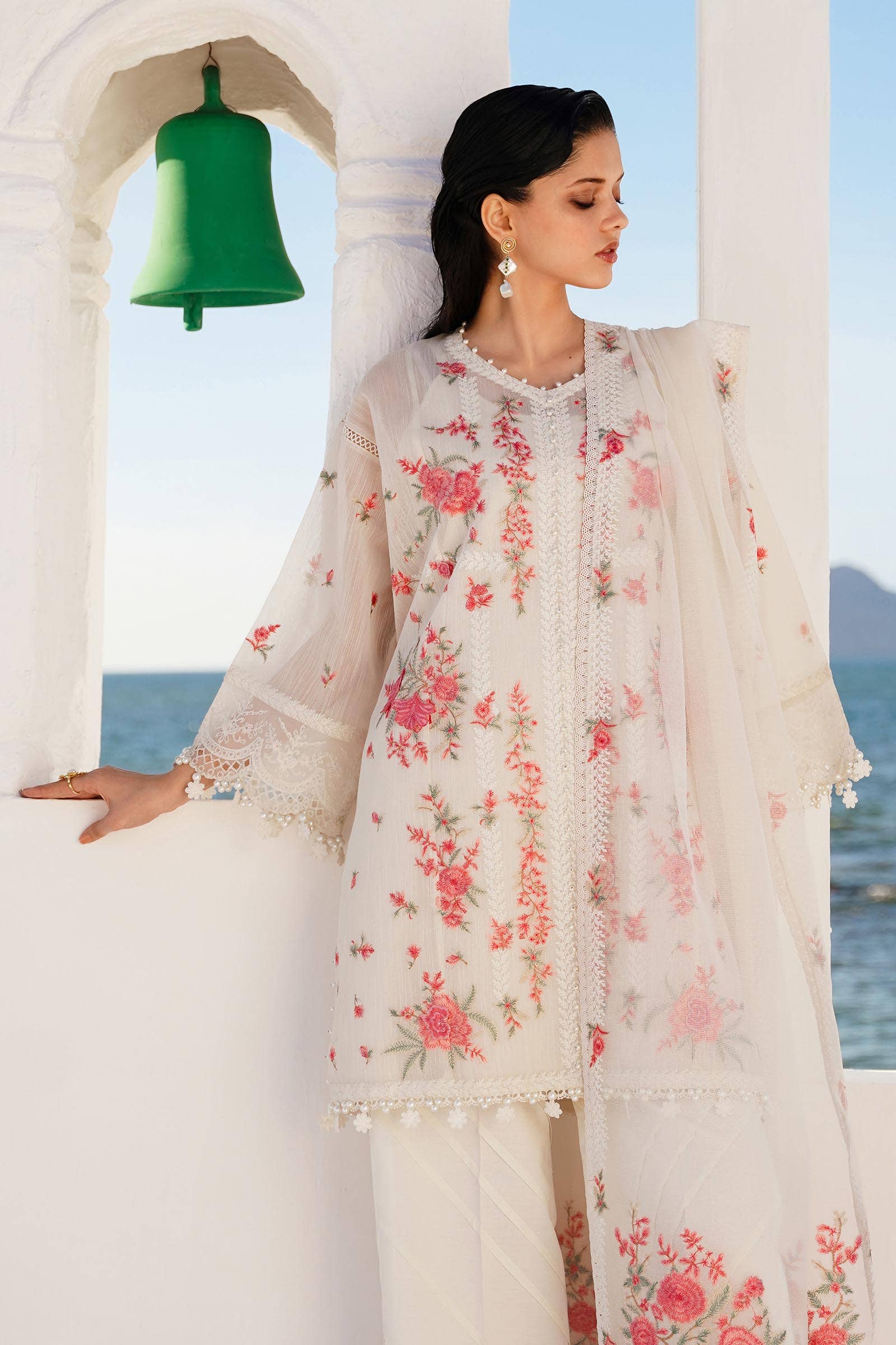 Sana Safinaz | Muzlin Spring 24 | M241-001A-CX - by - Libasekhas UK - Registered Vendor of : Sana Safinaz - 100% Original Designer Dresss