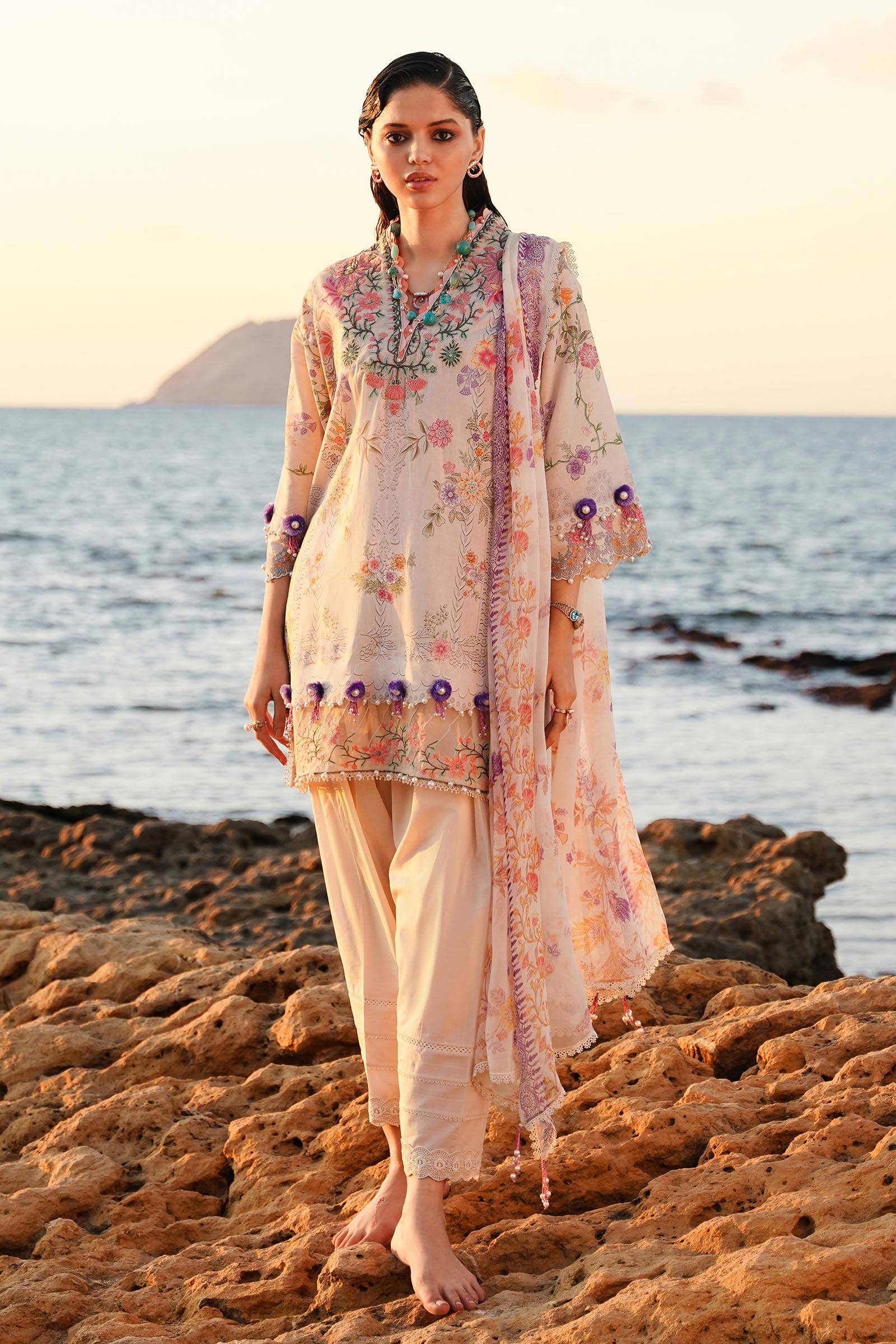 Sana Safinaz | Muzlin Spring 24 | M241-008A-CI - Libasekhas